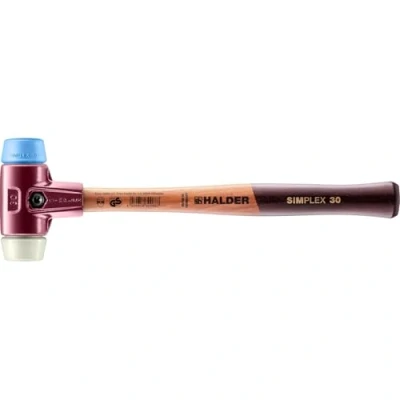 Image of Halder 3018030 &quot;Simplex Soft Face TPE Soft/Nylon&quot; Mallet, Multi Colour, 30 mm
