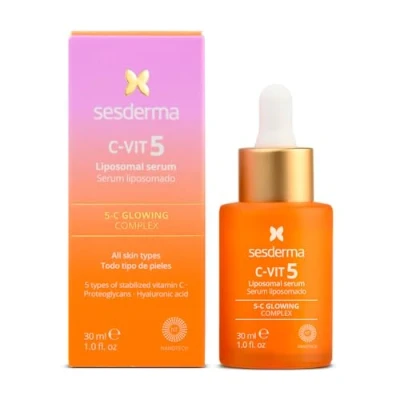 Image of Sesderma C Vit Liposomal Serum 30ml Hydrating Vitamin for Face Anti Aging Grade Skincare Radiant and Youthful Skin Cruelty Free Formula