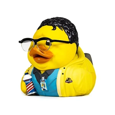 Image of TUBBZ Boxed Edition Dennis Nedry Collectible Vinyl Rubber Duck Figure Official Jurassic Park Merchandise TV, Movies &amp; Video Games