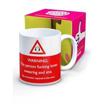 Image of Brainbox Candy Funny Gift for Men Coffee Mug Boxed Novelty Christmas Or Birthday and Women Who Have Everything Loves Swearing Design Quality 10oz Stoneware
