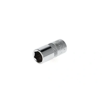 Image of GEDORE red Socket, 1/4&quot; 6.3 mm drive, hexagonal, 8 AF, Tool, R41000803, steel