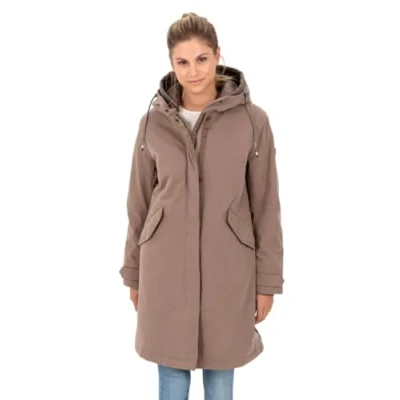 Image of camel active Women&#039;s 310830/2f44 Coat, Brown, 42