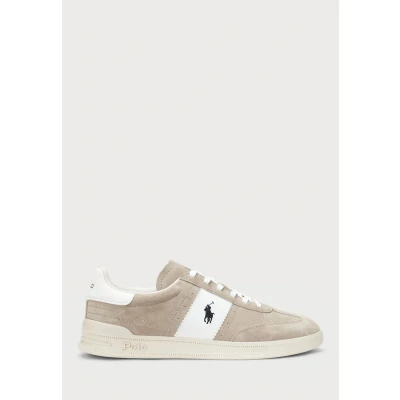 Image of Polo Ralph Lauren HRT AERA PP women&#039;s Shoes (Trainers) in Beige