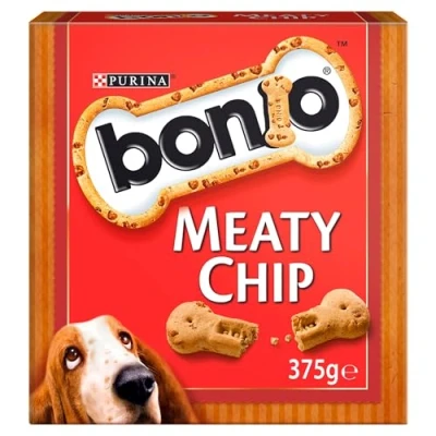 Image of Bonio Meaty Chip Dog Biscuits, 375g