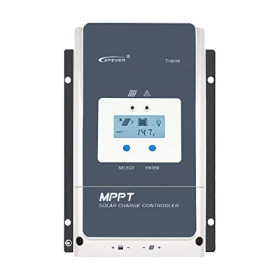Image of EPEVER 60A MPPT Solar Charge Controller 12V/24V/36V/48V with LCD Display, Open Circuit Voltage up to 150V for Sealed, GEL, Flooded and User Tracer 6415AN