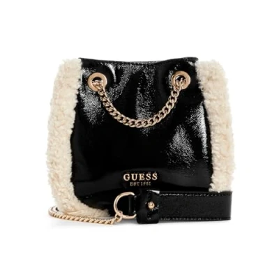 Image of Guess DAVIKA CONVERTIBLE CROSSBODY women&#039;s Shoulder Bag in Black