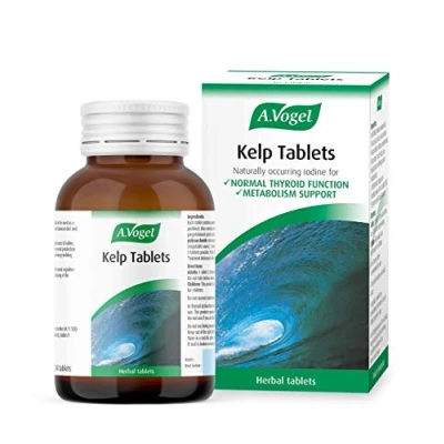Image of A. Vogel Kelp Tablets Food Supplement Rich in Naturally Occurring Iodine Supports Metabolism and Normal Thyroid Function 240