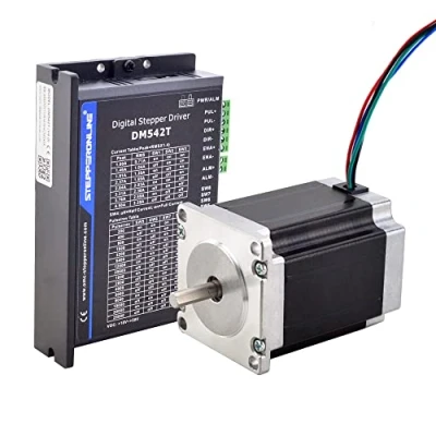 Image of STEPPERONLINE 1 Axis Stepper Motor CNC Kit 1.9 Nm 2.8 A Nema 23 &amp; Driver 1.0 4.2 20 50 VDC for Engraving Machine, 3D Printer