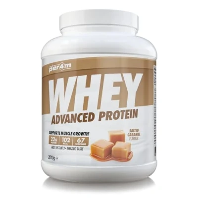 Image of Per4m Protein Whey Powder 67 Servings of High Shake with Amino Acids for Optimal Nutrition When Training Low Sugar Gym Supplements (Salted Caramel, 2010g)