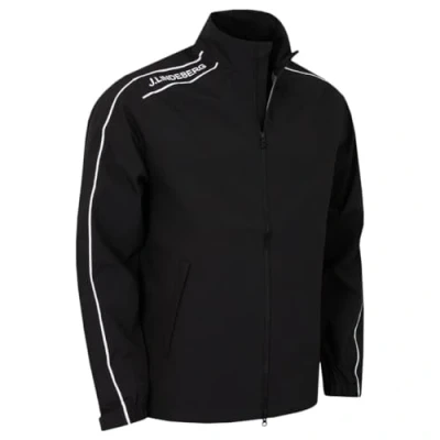 Image of J.Lindeberg Mens Theo Waterproof Golf Rain Jacket Black M