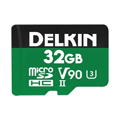 Image of Delkin Devices 32GB POWER microSDHC UHS II (V90) Memory Card (DDMSDG200032)