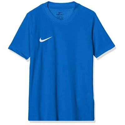 Image of Nike Park VI, Kids Short Sleeved Jersey, Blue (Royal Blue/White), X Large