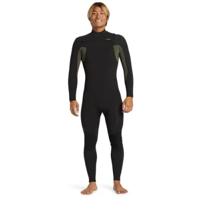 Image of Quiksilver Chest Zip Wetsuit EVERYDAY SESSIONS 4/3 CZ Men Brown L