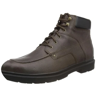 Image of Geox Men&#039;s U Andalo Ankle Boot, Coffee, 8 UK