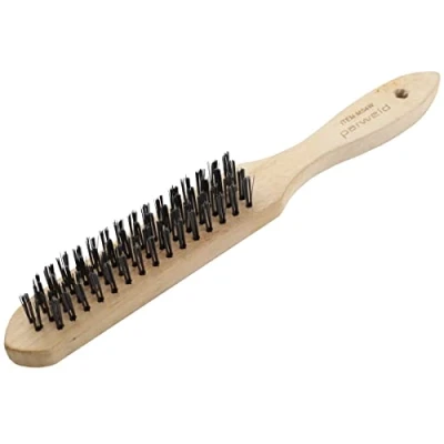 Image of 12x Parweld 4 Row Mild Steel Wire Brush