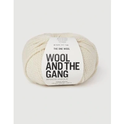 Image of Wool and The Gang, One Wool, Chalk White, 100g, Chunky
