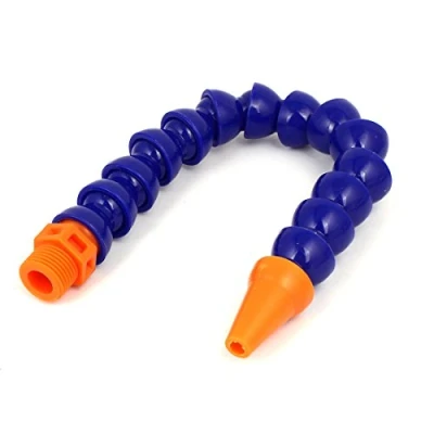 Image of sourcingmap 1/2BSP Male Thread Plastic Round Spout Flexible Water Oil Coolant Pipe Hose