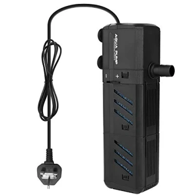Image of NO.17 Submersible Aquarium Internal Filter 15W, Adjustable Fish Tank with 1500 L/H Water Pump for 500 800L