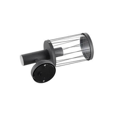 Image of Outdoor Wall Light &#039;Yonan&#039; with Motion Detector (Modern) in Black Made of Stainless Steel (1 Source, E27) from Lindby lamp for Exterior/Interior Walls, House, Terrace und Balcony