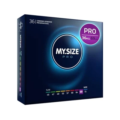 Image of MY.SIZE PRO Condom Size 7, 69 mm, XXL, 36 Condoms Perfect fit and a Suitable for Everybody