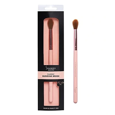 Image of SINCERO SALON Eyeshadow Brush I Perfect for Blending Smokey Eye Rose Gold, 100% Vegan, Cruelty Free Shadow Brushes &amp; Applicators, as a Gift