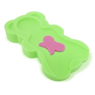 Image of Bathtub Sponge Mat Bath Support for Infant &amp; Baby MIDI Up to 6kg 60cm Tall (Green)