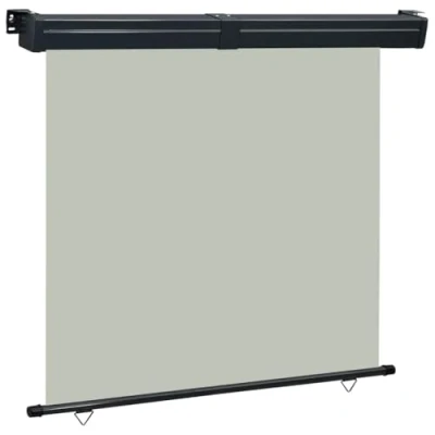 Image of vidaXL Balcony Side Awning 175x250 cm Grey