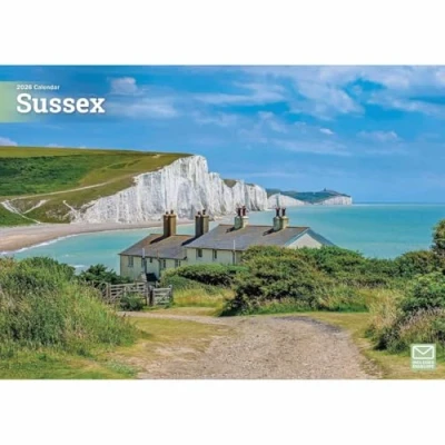 Image of Sussex A4 Calendar 2026