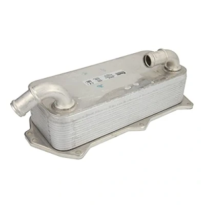 Image of 079117015K oil Cooler NISSENS 90916 Water cooled without filter housing, gaskets/seals AUDI: A6 C7 Saloon, A7 Sportback, Avant