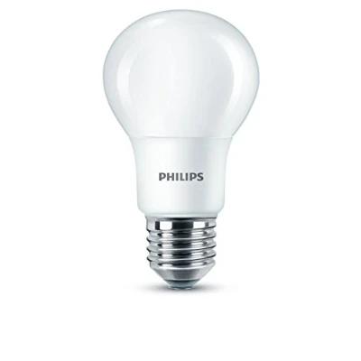 Image of Philips LED E27 Edison Screw Light Bulb, Frosted, 5.5 W (40 W) Warm White