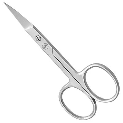 Image of K Pro Nail Scissors for Fingernails Professional Men and Women Curved (Satin)