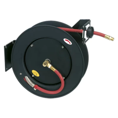 Image of Sealey 15m Retractable Air Hose Metal Reel