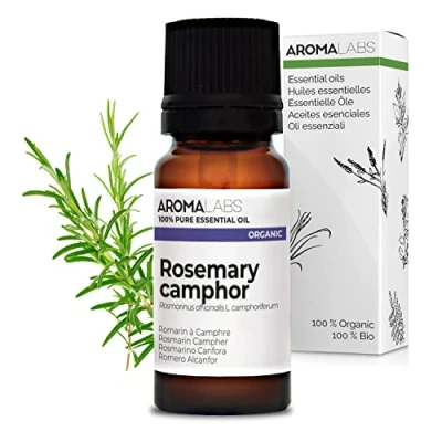 Image of BIO Rosemary Camphor Essential Oil 10mL 100% Pure, Natural, Chemotyped and AB Certified AROMA LABS (French Brand)