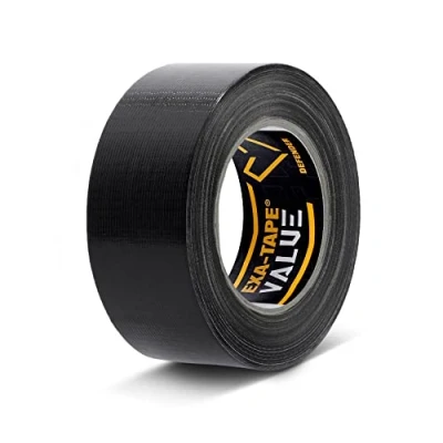 Image of Defender EXA TAPE VALUE B 50 Fabric Adhesive Tape, Black, Glossy, mm x m
