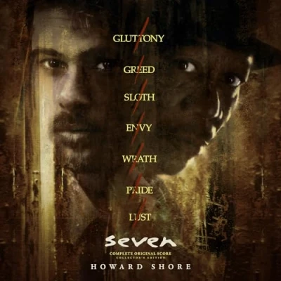 Image of Howard Shore Se7en Gluttony &amp; Greed Coloured vinyl Sealed 2024 USA 2 LP set WW165