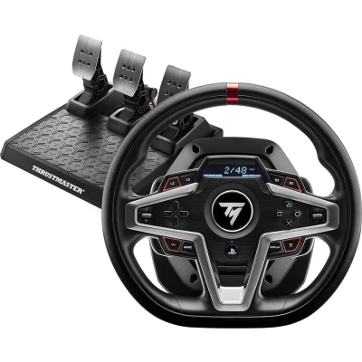 Image of Thrustmaster T248 High Performance Racing Wheel and Pedal Set with Force Feedback for PlayStation 5, 4, PC