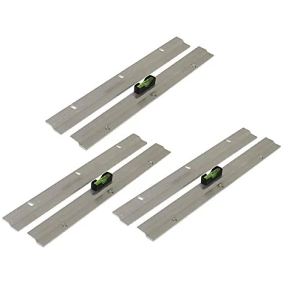 Image of Taskar (3 Pack) Heavy Duty Picture &amp; Mirror Hanger Z Bar 300mm 12&quot; + Easy Level