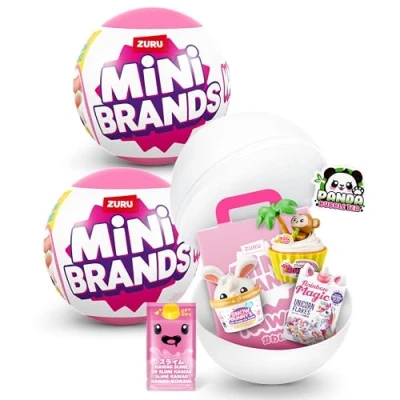 Image of Mini Brands Kawaii Capsule by ZURU, Surprise collectable minis, blind packaging, Japanese themed collectables (2 Capsules)