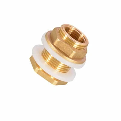 Image of Water Butt Connector Brass Valve Tap Rain Barrel Fitting Cistern Adapter for