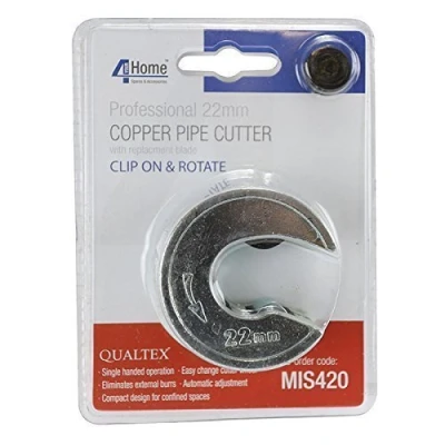Image of 4YourHome Heavy Duty Pipeslice Copper Pipe Cutter &amp; Spare Wheel 22mm