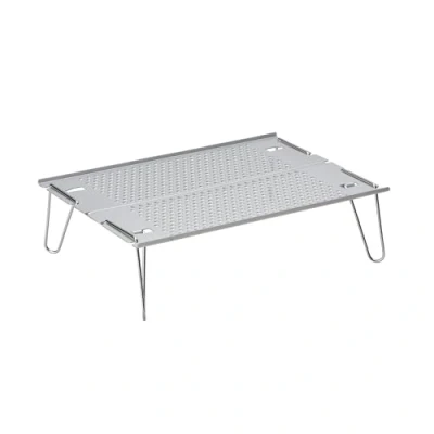Image of Snow Peak Ozen Solo Table, Aluminium, Silver, 297 x 210 85mm