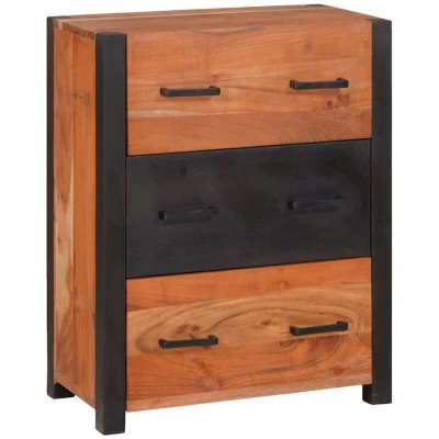 Image of Buffets &amp; Sideboards Brown 55 x 30 75 cm Solid acacia wood Vidaxl