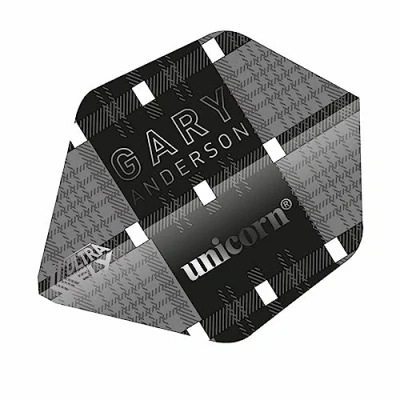 Image of Unicorn UltraFly Dart Flights Gary Anderson Autograph Saltire Design AR Type 2 Shape Ultra Durable 75 Micron Polyester PET