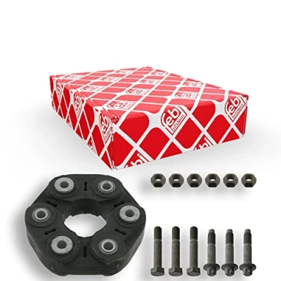 Image of 26117527392, 26117527392S2 Drive Shaft Coupler FEBI BILSTEIN 43522 96mm Rear 126mm with bolts/screws nuts BMW: 3 Touring, 5 Saloon, Saloon