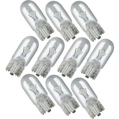 Image of Motion performance 10 X 501 Capless Sidelight Car Bulb Bulbs Interior Number Plate Side Light 12V 5W