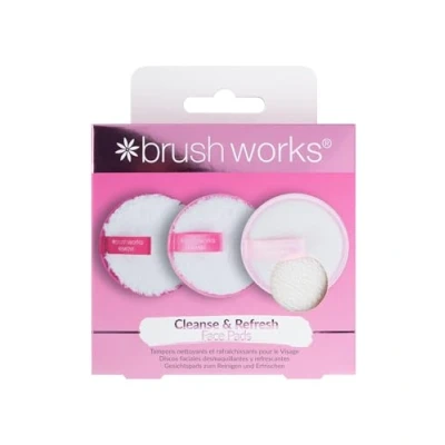 Image of Brushworks Cleanse &amp; Refresh Face Pads