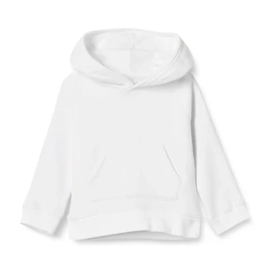 Image of Amazon Essentials Girls&#039; Pullover Hoodie Sweatshirt, White, 6 7 Years