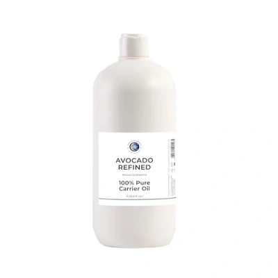 Image of Mystic Moments Avocado Refined Carrier Oil 1 Litre Pure &amp; Natural Perfect For Hair, Face, Nails, Aromatherapy, Massage and Dilution Vegan GMO Free