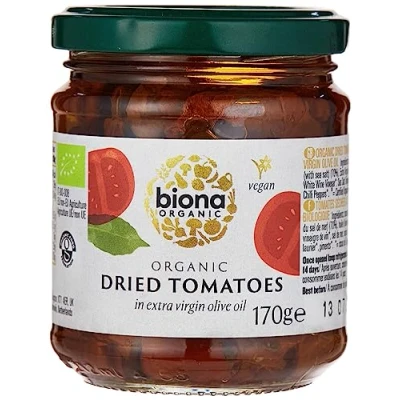 Image of Biona Organic Sundried Tomatoes In Extra Virgin Olive Oil 170g (Pack of 3)