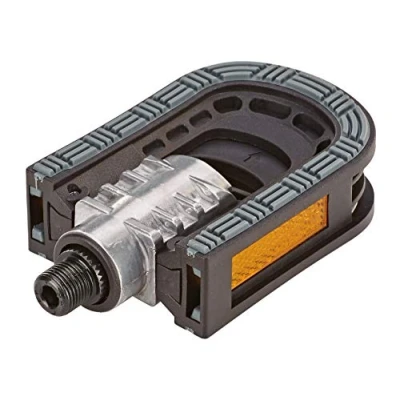Image of Prophete Bicycle pedals, folding foldable on both sides, non slip tread, with reflectors, StVZO approved